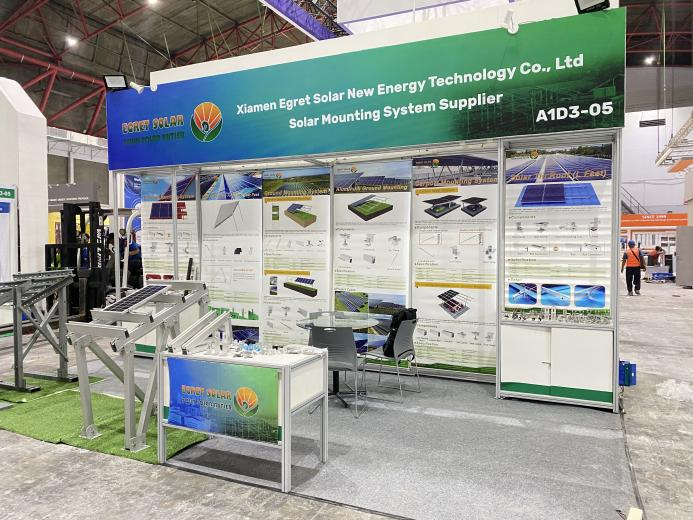 Egret Solar Montaj Braketi Solartech Indonesia 2026-da parlayır