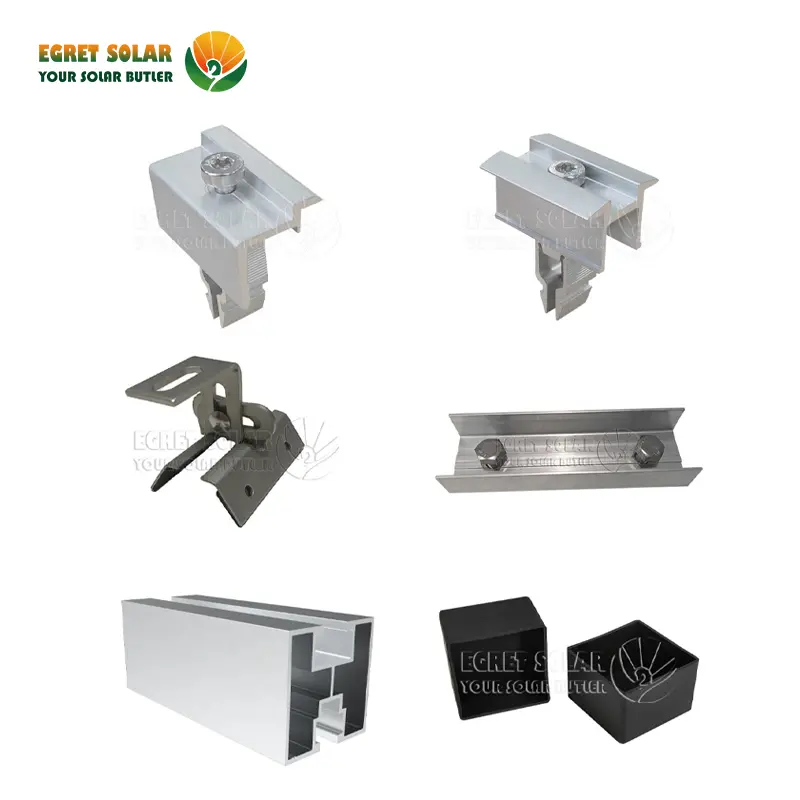 Tənzimlənən günəş trapezoid metal dam montaj quruluşu