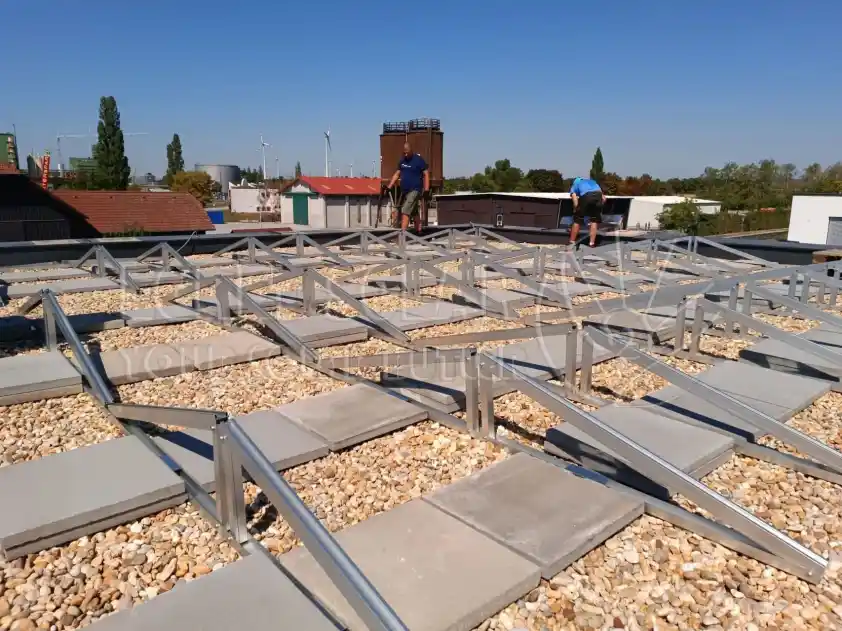 East-West Solar Ballasted Mounting System