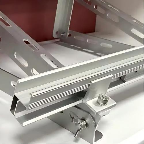 Solar wing bolt with flange nut