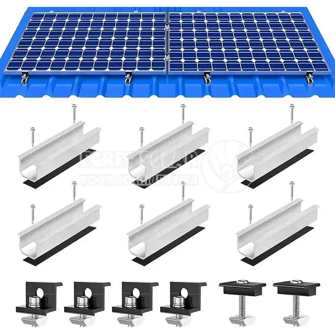 Trapezoidal dam üçün PV montaj dəsti