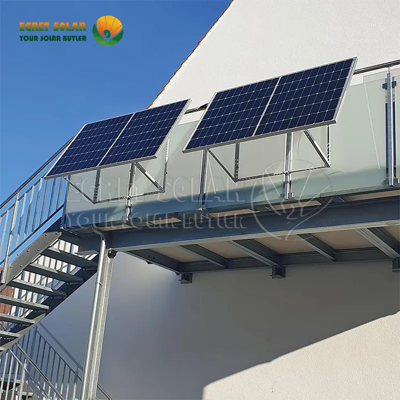 Günəş balkonunun montaj elektrik stansiyası